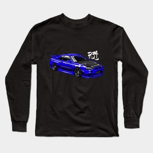 Nissan skyline gtr r34 Long Sleeve T-Shirt